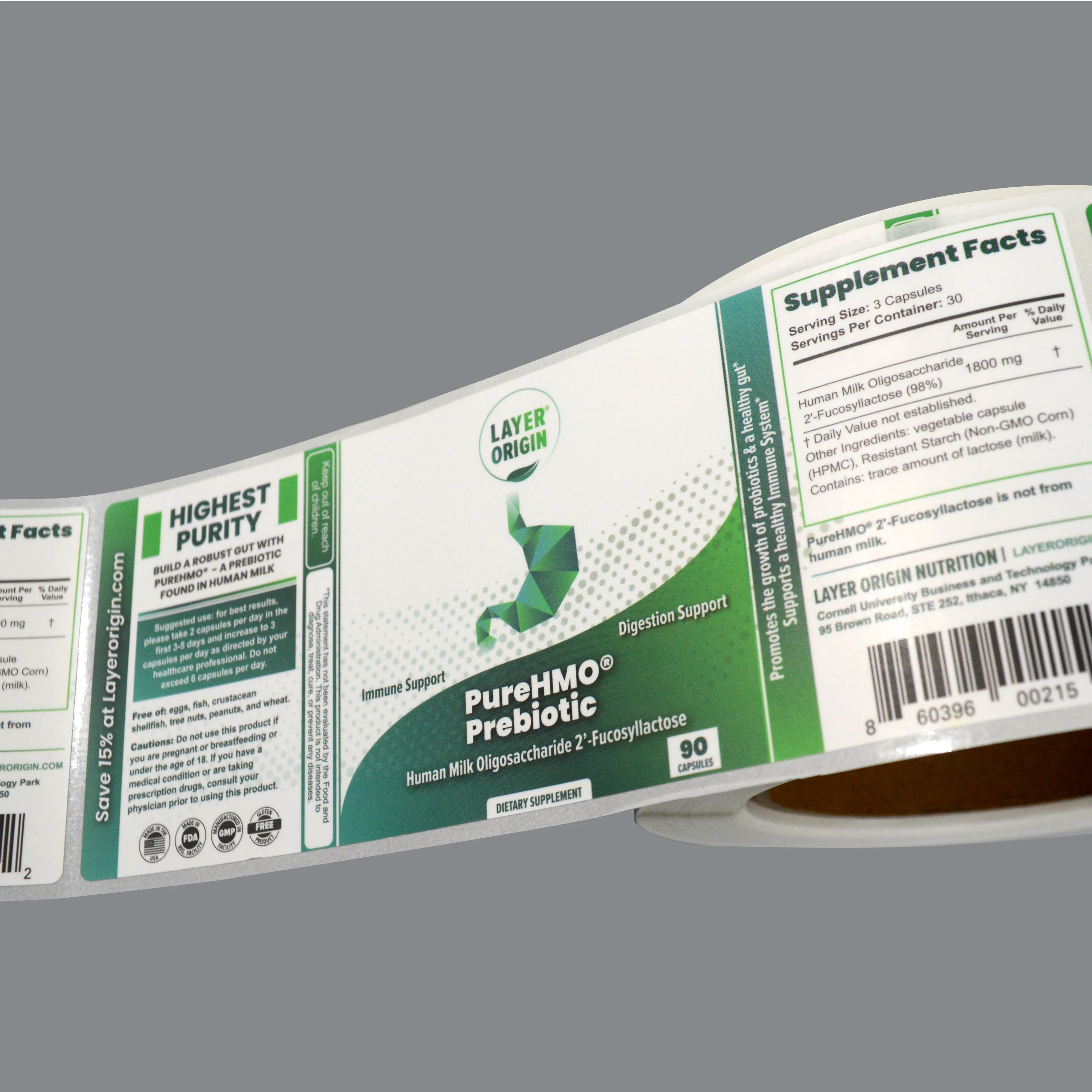 Custom Printing Permanent Adhesive Labels