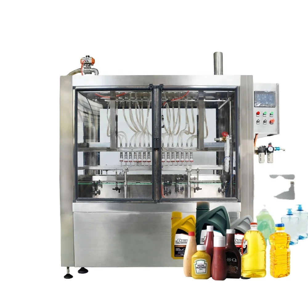 Chemical & Cosmetic Filling Equipment, From 1ml to 1000ml, With Screw Capping Labeling System