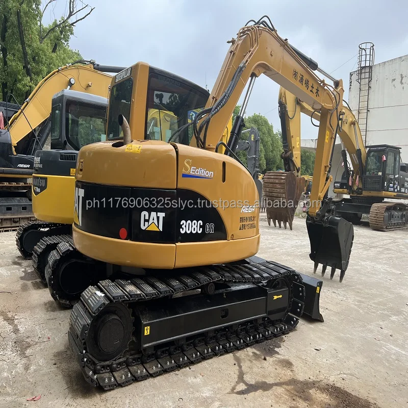 Rippa Mini Excavator 8 Ton Used High Quality Japanese Machinery Excavator Cat 308C ISUZU Engine Hydraulic Excavator Cat 308C