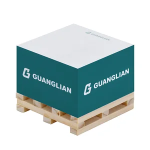 Custom 4 Sides Printing Memo Pad Personalized Sticky Notes Cube Paper Easy Writing Memo Pad Block with Wood Pallet