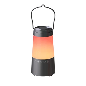 New BT Speaker with Night Light Portable Outdoor Speaker with Color Light Lantern Speaker for Outdoor