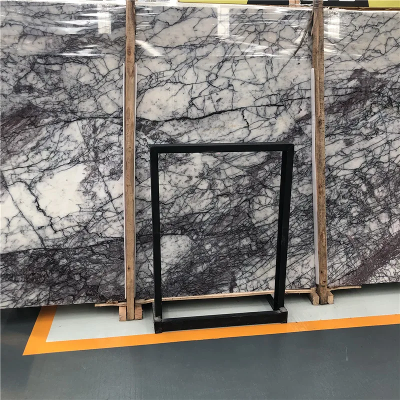 product high quality lily white marble slab flooring walling tile529-3