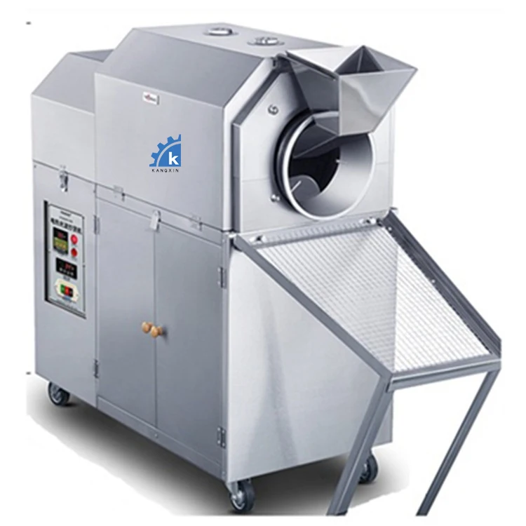 Tostador comercial Máquina tostadora de granos de café de maíz