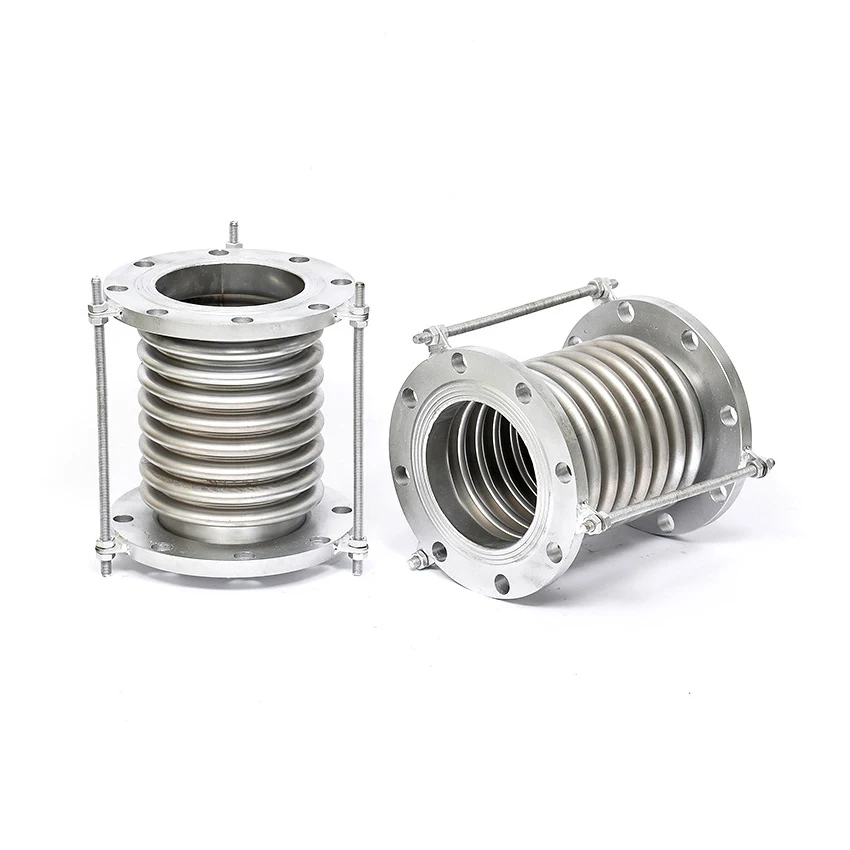 Metal Expansion Joint DN25 DN50 Pipeline Accessories Metal Compensator Stainless Steel Flange Joint Expansion Bellow