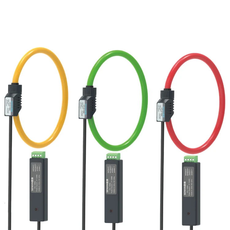 Гибкий трансформатор тока Rogowski катушечный вход 10A-3000KA выход 4V 100mV/KA 50mV/KA Датчик с разделенным