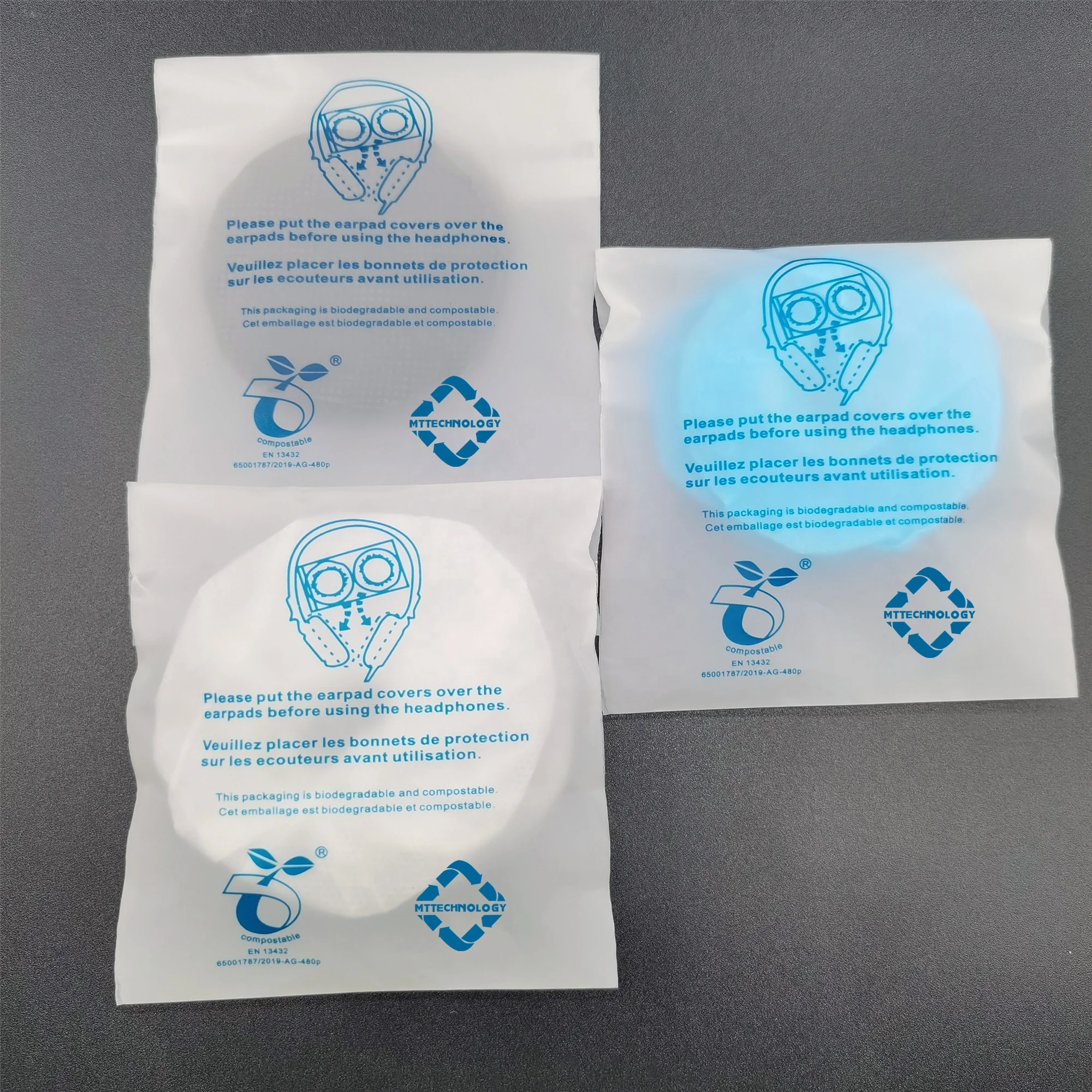 Airlines Non Woven Disposable Headset Sheath Cover Earpad Cover factory