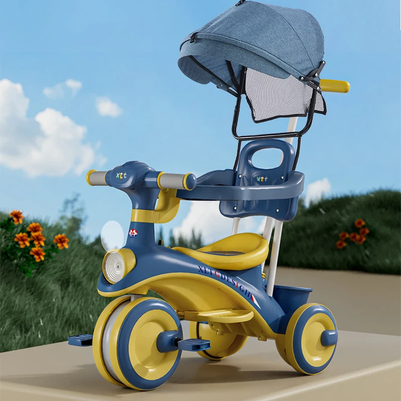 3-Wheel Music Tricycle For Kids Baby Pedal Trike With 4-In-1 Function Made Of Durable Plastic 37 3-Wheel Music Tricycle For Kids Baby Pedal Trike With 4-In-1 Function Made Of Durable Plastic