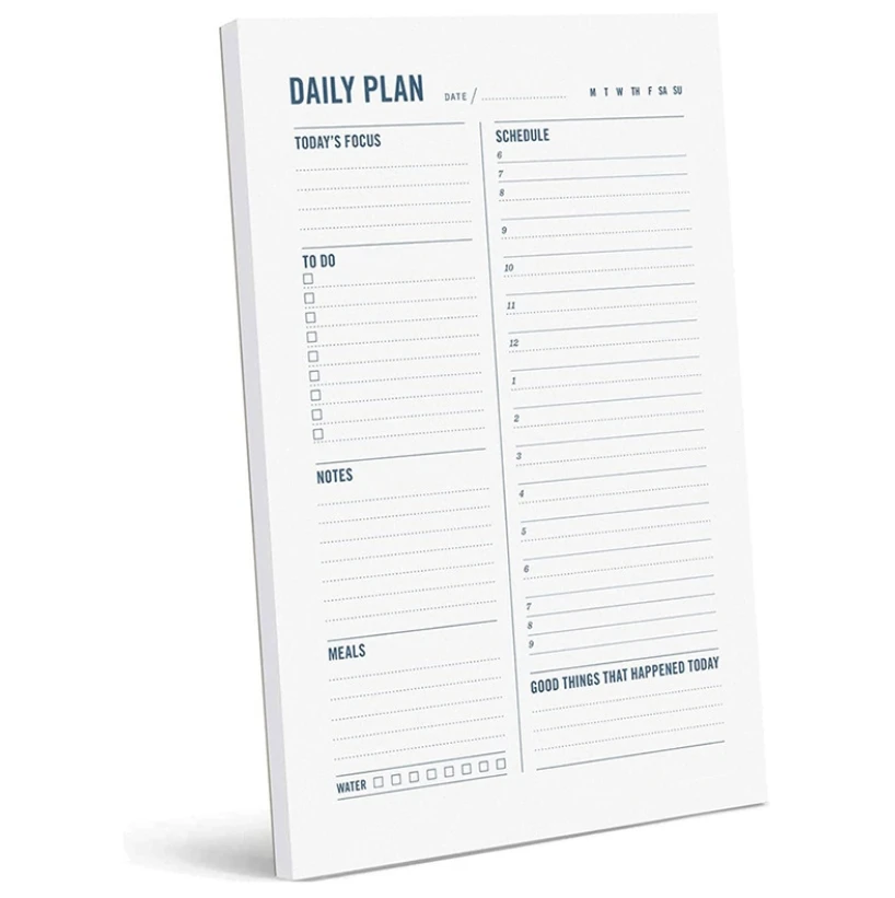 English Daily Tear Off Minimalist Style Notepad Self-discipline ...