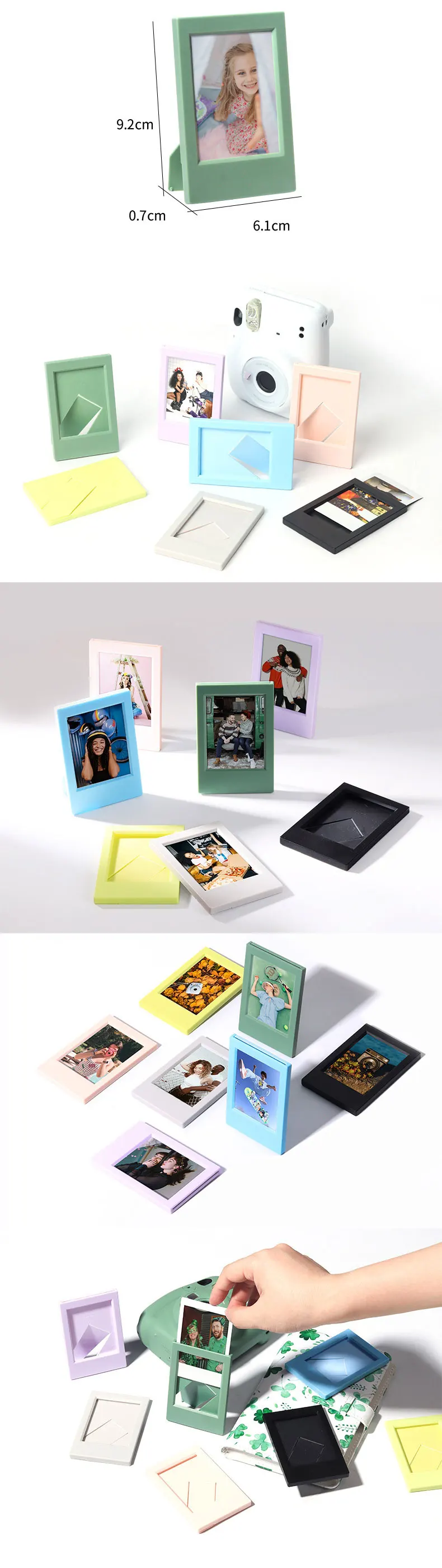 Mini Picframe Mini Photo Picture Frames for Desktop and Tabletop, 3 Inches Mini ...