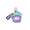 Purple and blue mushroom bag - pendant