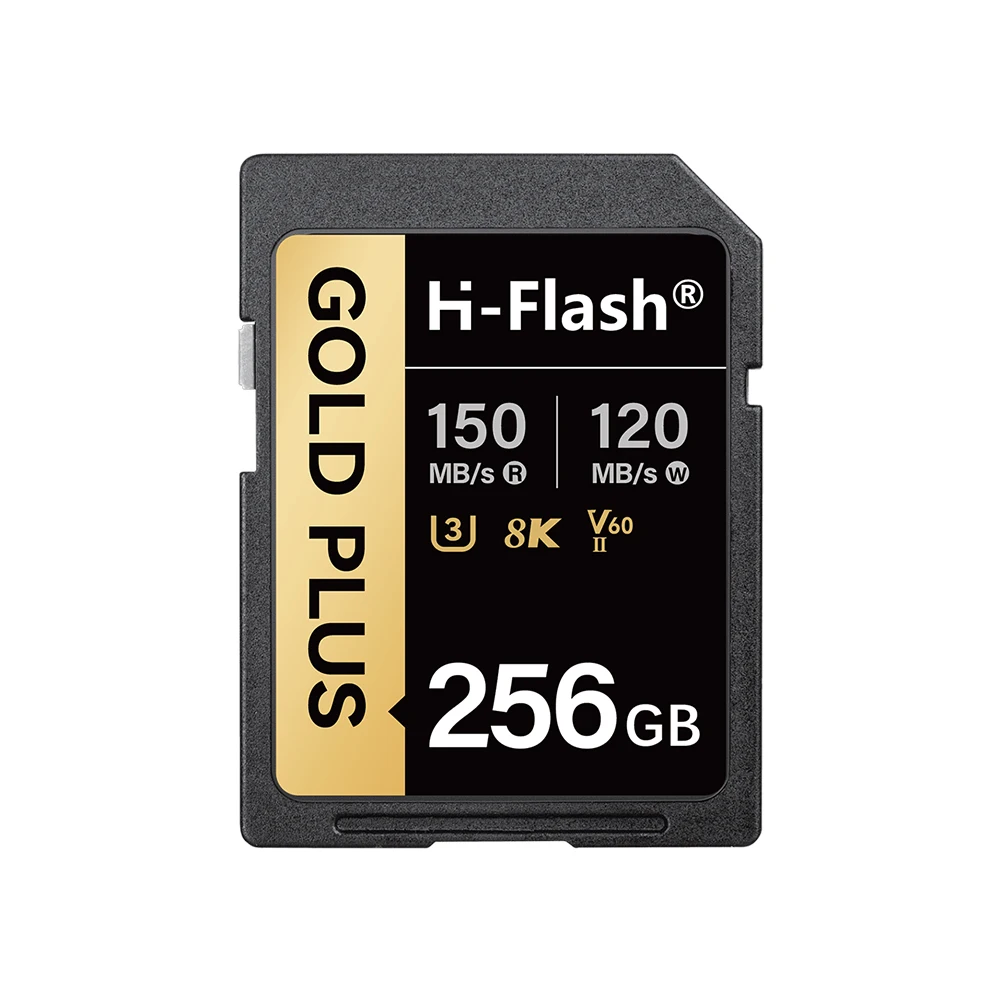 100% карта памяти SD хорошего качества для 4K 16 ГБ 32 64 128 256 140 Мбит/с