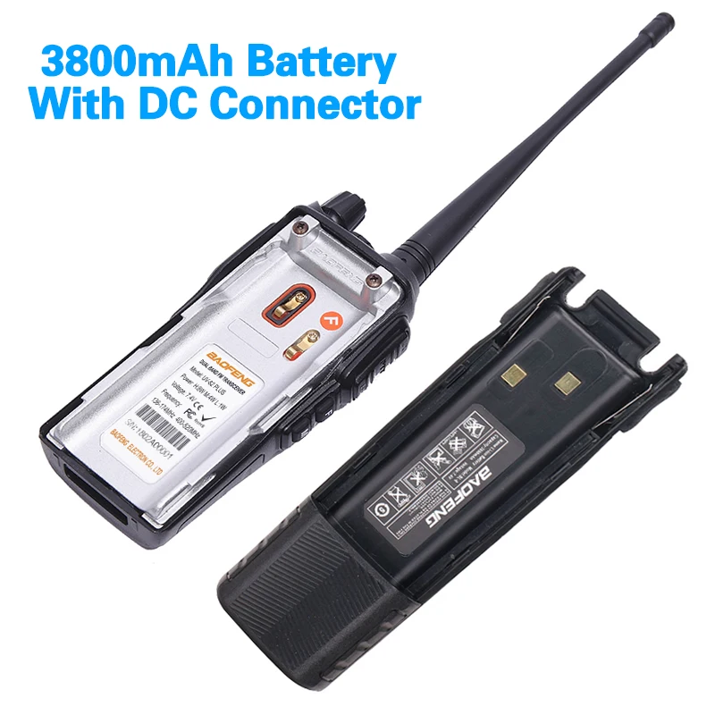 Baofeng UV-82 Plus Tri-Power 8/4/1W - 3800mah Dual Band Radio