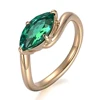 Anillo de oro macizo de 10 quilates con piedra labio