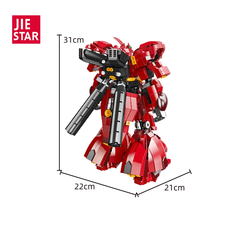JIESTAR TOYS 2152 Pcs Educational Robot Model Sazabi Set