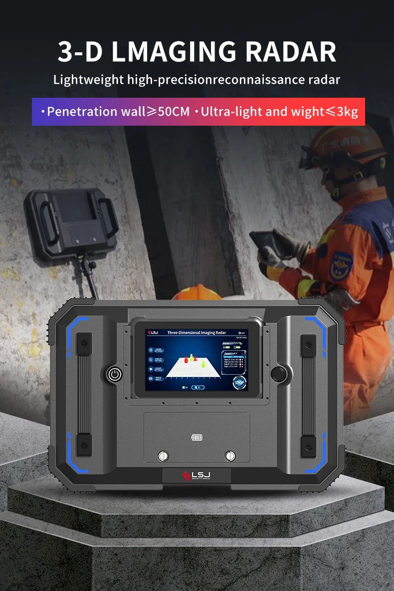 LSJ TWR-III 3D Imaging through Wall Radar - IP67 Protection