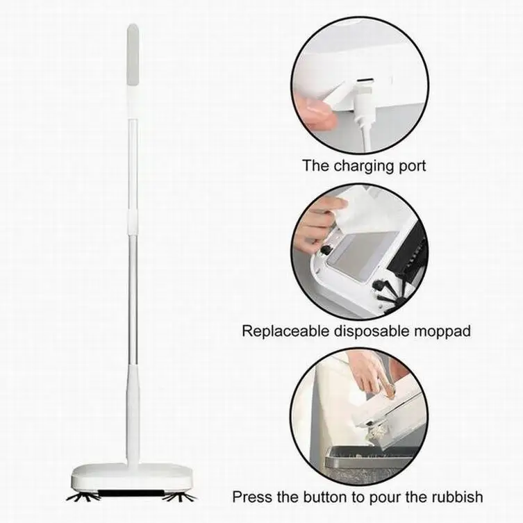 Oem Odm Sweeper Rechargeable Manual Electric Rotating Sweeper Rotating Electric Broom