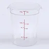 Contenant rond de 7,6 L, 252*276 mm