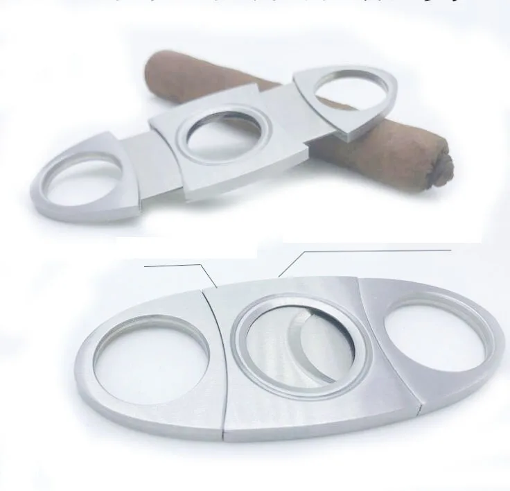 Кусачки для сигар из нержавеющей стали с двойным