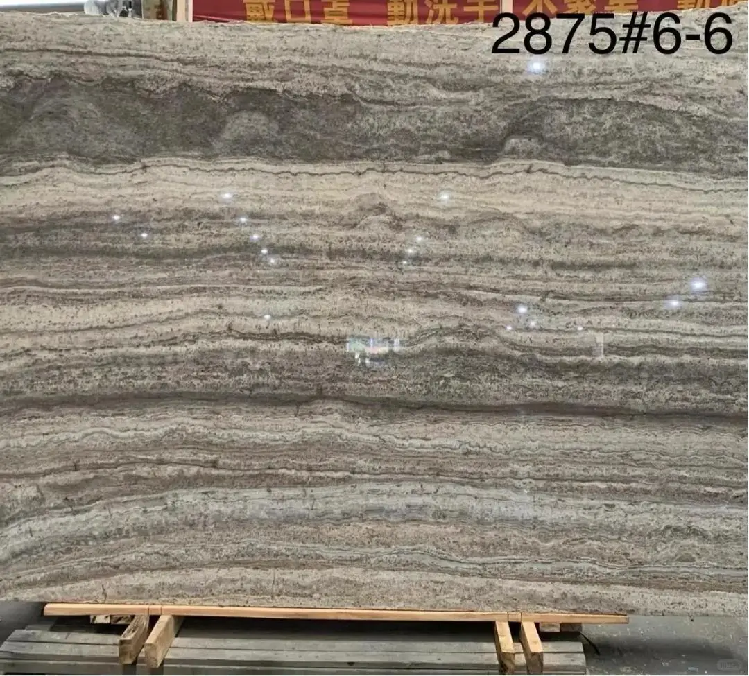 product modern silver grey travertine countertop natural kitchen island vanity tops and table tops 1 year warranty natural material-7