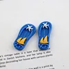Blue slippers