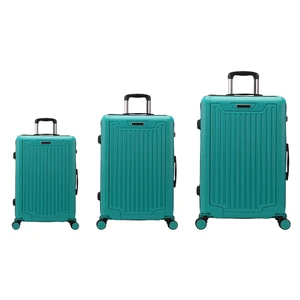 Factory Wholesale 4*360 Degree PP Luggage Travel Hard Shell Lightweight Design Suitcase Business Luggage on Sale