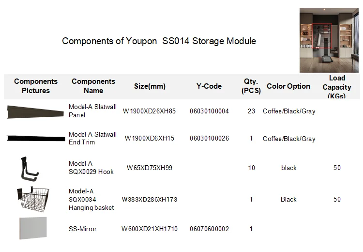 Multifunctional Indoor Wall Organizer Aluminum Sturdy Storage Rack Wall Mounted Floating Shelf for Gymnasium details