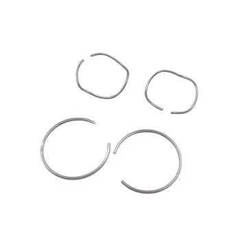 Custom Precision Flat Wire Retaining Snap Ring for Coupling Nut Stainless Steel Connector Sensor Terminal Round Circlip for Nut