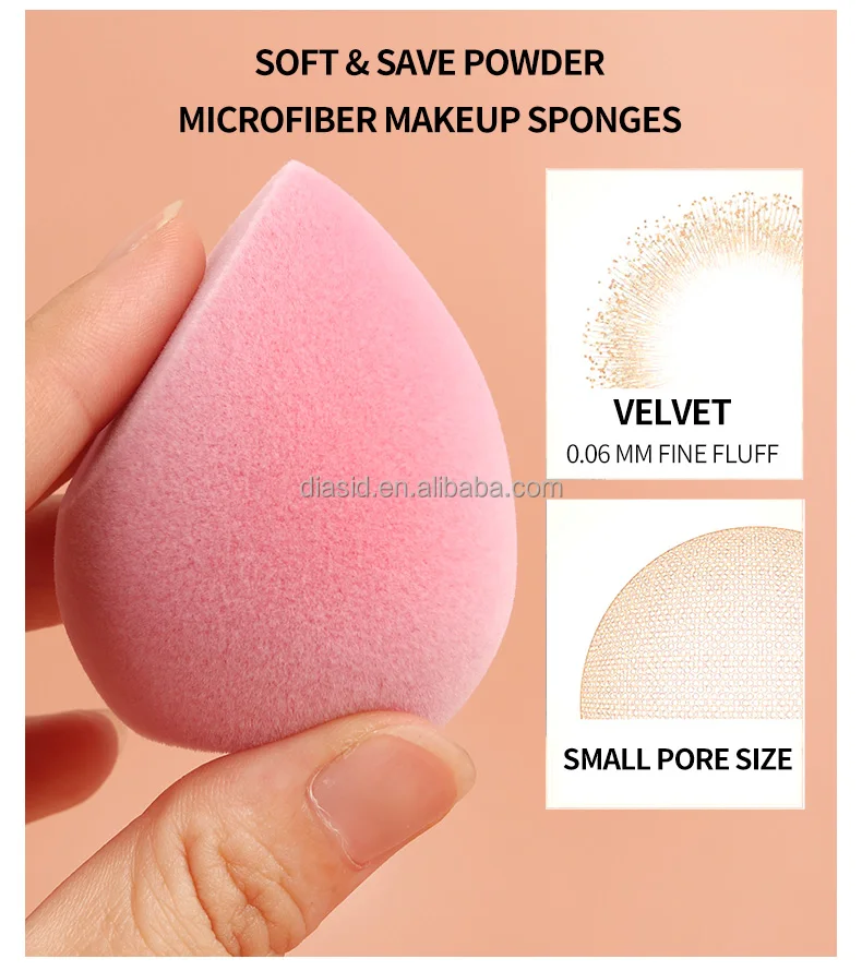 Dias Soft Eco Foundation Custom Pink Face Egg Blending Latex Free