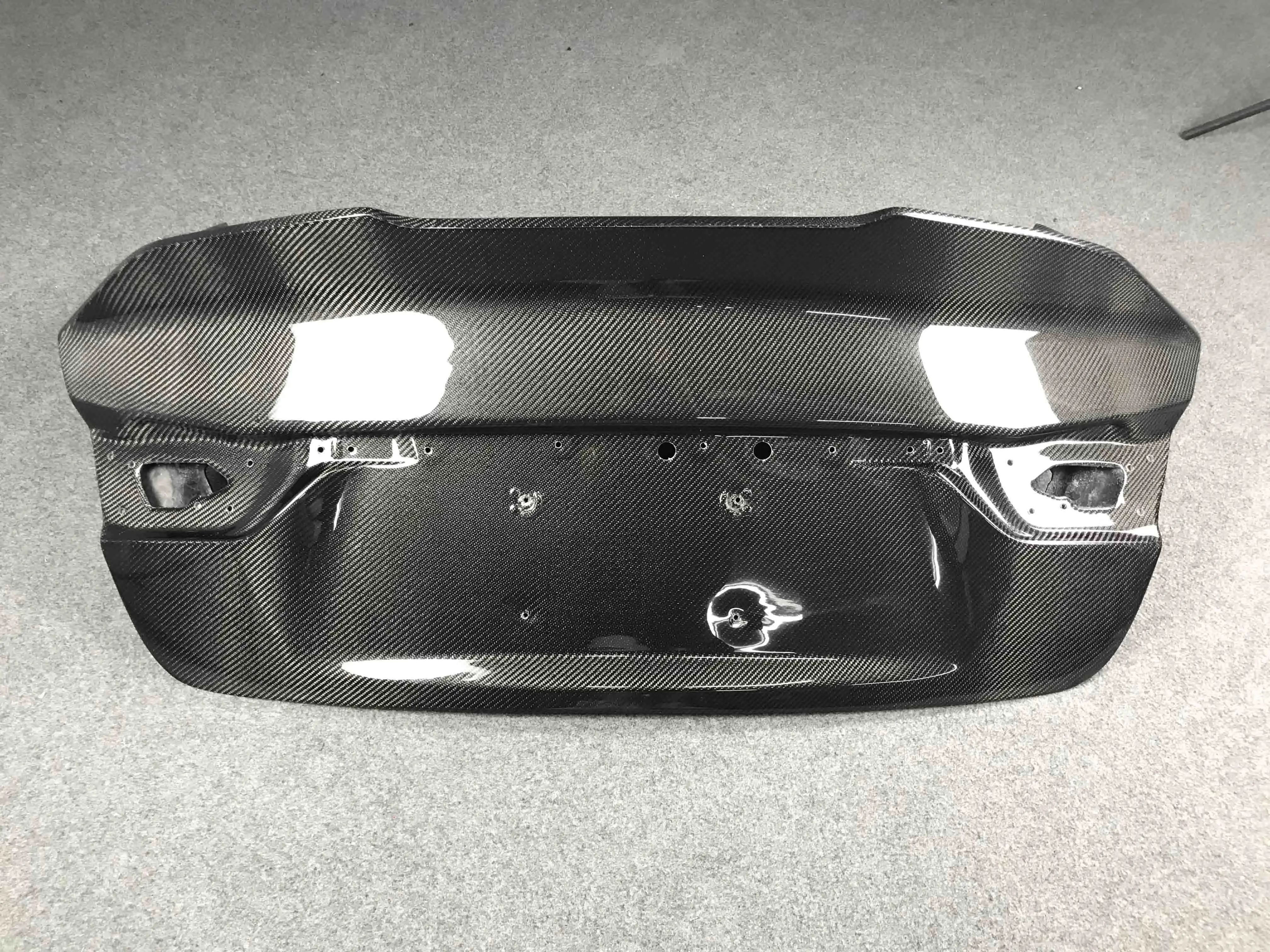 V2 Style Real Carbon Fiber Rear Trunk For Infiniti Q50 Rear Tailgate