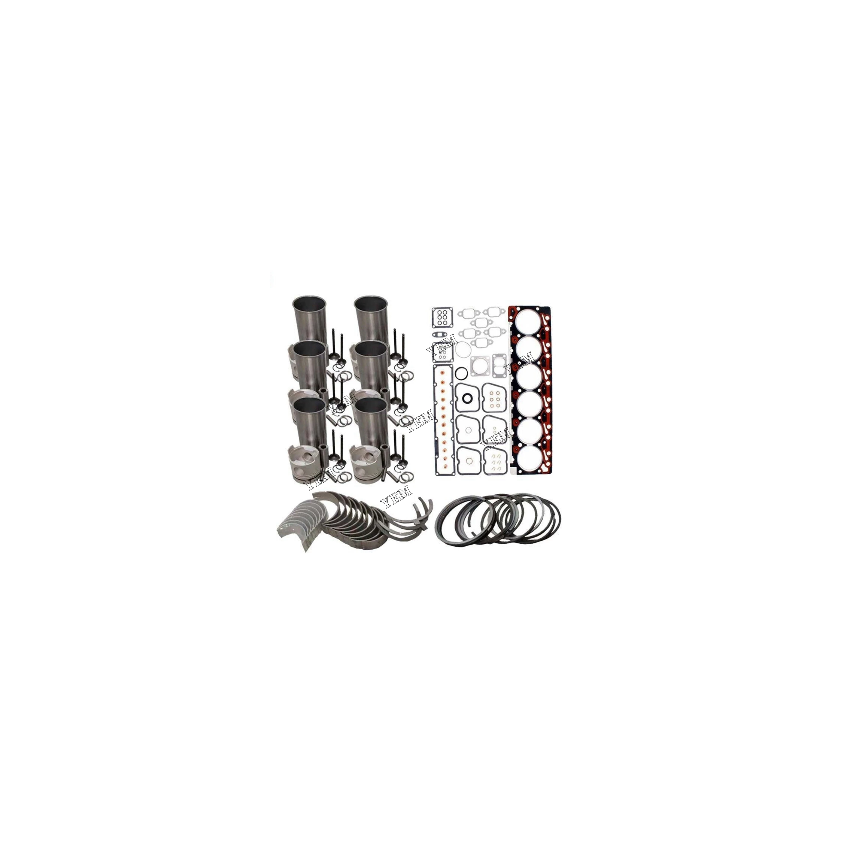 for Hino J08C J08E J08CT J08ET Engine Overhaul Rebuild Kit Fit Kobelco Excavator Industrial Engine Parts