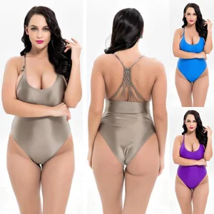 European Trend Women's Sexy One - Piece Swimsuits Luxury Fashion Swimwear Beachwear for Ladies Custom High Quality Bathing Suits