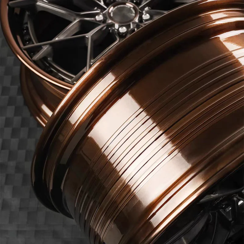 XL Custom Bronze Brushed Deep Concave 5x120 5x114.3 5x120 Aluminum Alloy Racing Car Wheels 2-Piece Forged Wheels for BMW Audi - Image 5