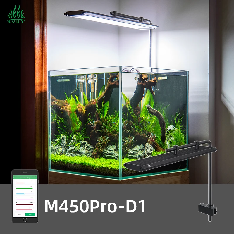 送料無料 お Series M WEEKAQUA M450 Control Smart - Light Aquarium LED PRO 水質管理