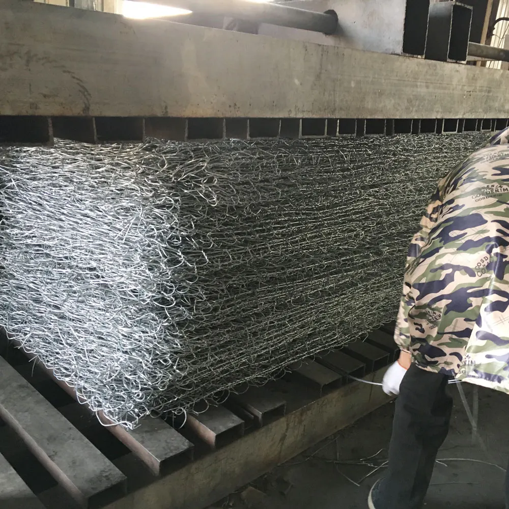 Galvanized Retaining Iron Wire Mesh Gabion Box Kenya 2x1x1m Gabion