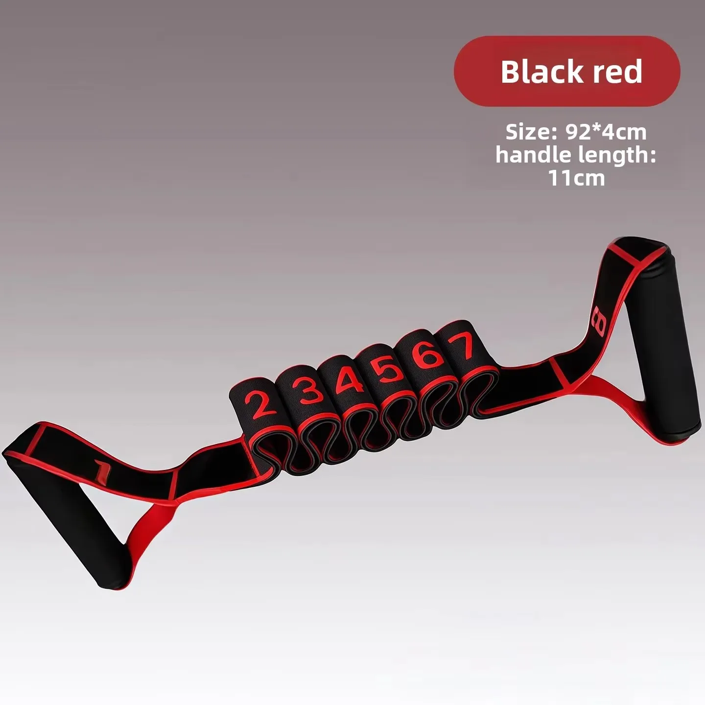 Upgraded Yoga Stretch Band with Anti-slip Handle, Featuring an 8-loop Design product detail 3