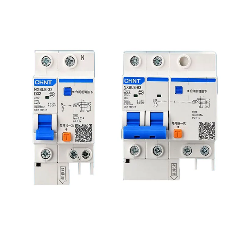 Chint NXBLE-32 4P D32 RCBO Circuit Breaker - Reliable