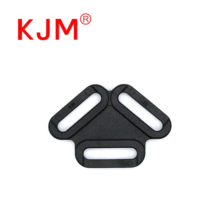 Customized POM Plastic Adjustable Triangle Buckle Suspender for Pet Chest Back