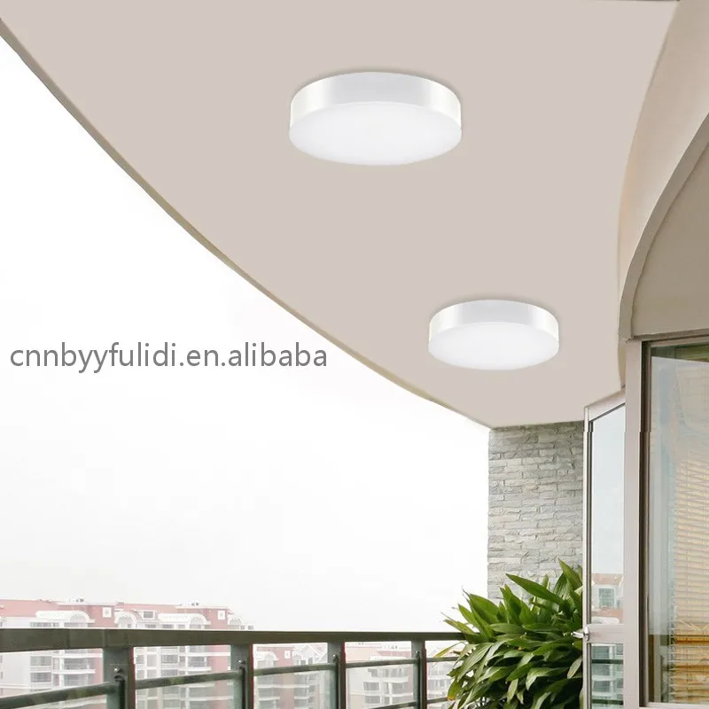 
modern house decoration plastic round flush suspended led panel ceiling light 
