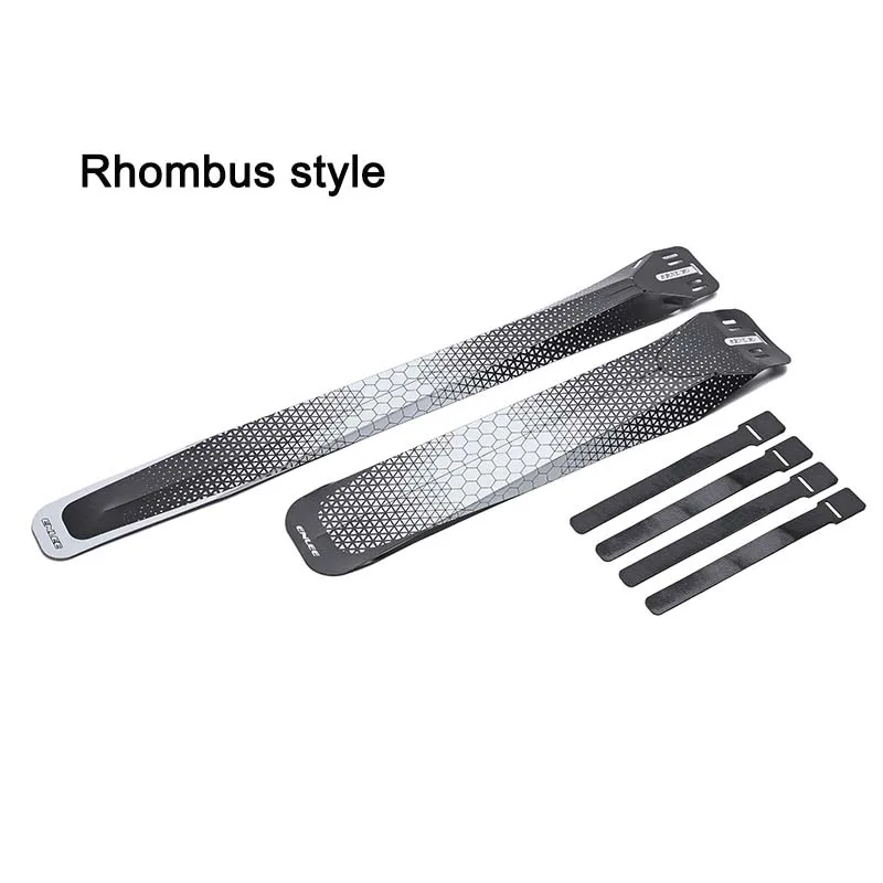 Parafango Per Mountain Bike, ENLEE 2PCS Universale Allungato Guscio Rigido in Plastica E Resina Parafanghi Per Bici Regolabili Strada Montagna Anteriore/Posteriore Parafanghi Per La Guida All'Aperto