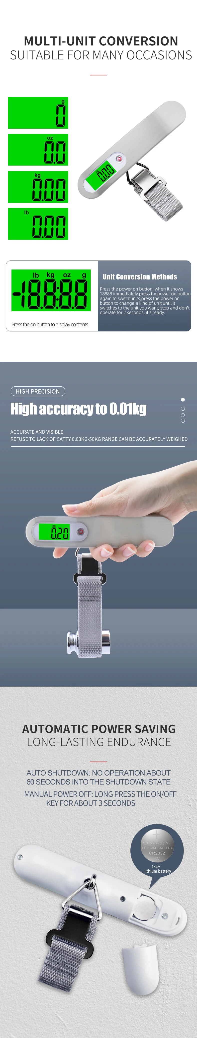 Customized Electronic Luggage Weighing Scale