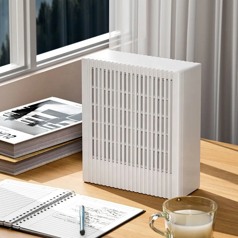 Vertical Slat Air Purifier Silent Ionizer with Multi-directional Vents Energy-Saving Air Freshener for Bedroom Bathroom Toilet 2