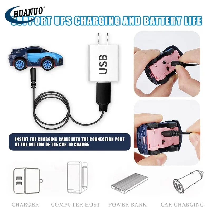 FYDUN Regarder la voiture télécommandée Montre télécommande voiture USB