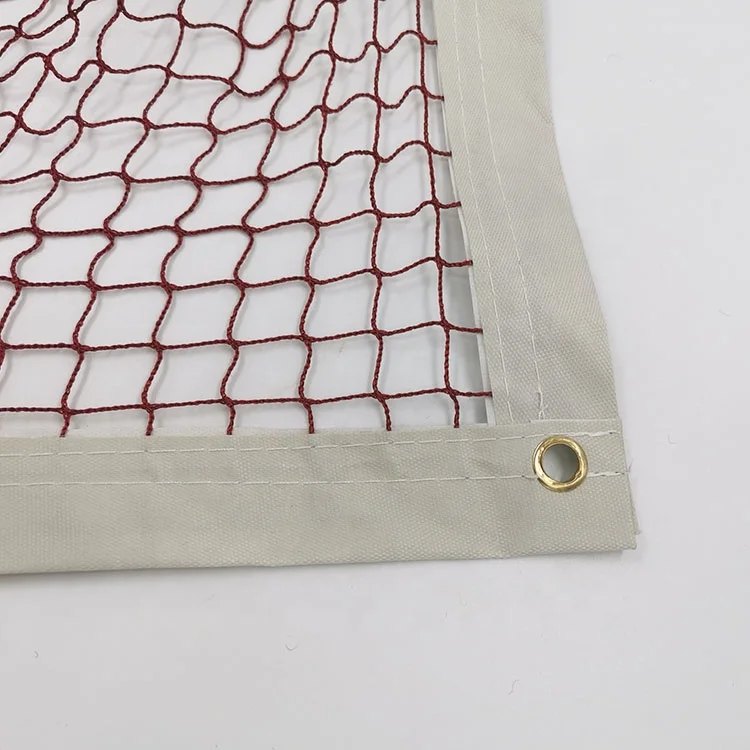 Cheap Price Polyester Thread Badminton Net Quadruple Binding with Steel Wire Badminton Net for Badminton Sport Practise