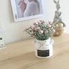 Ciel étoilé rose + pot de fleur