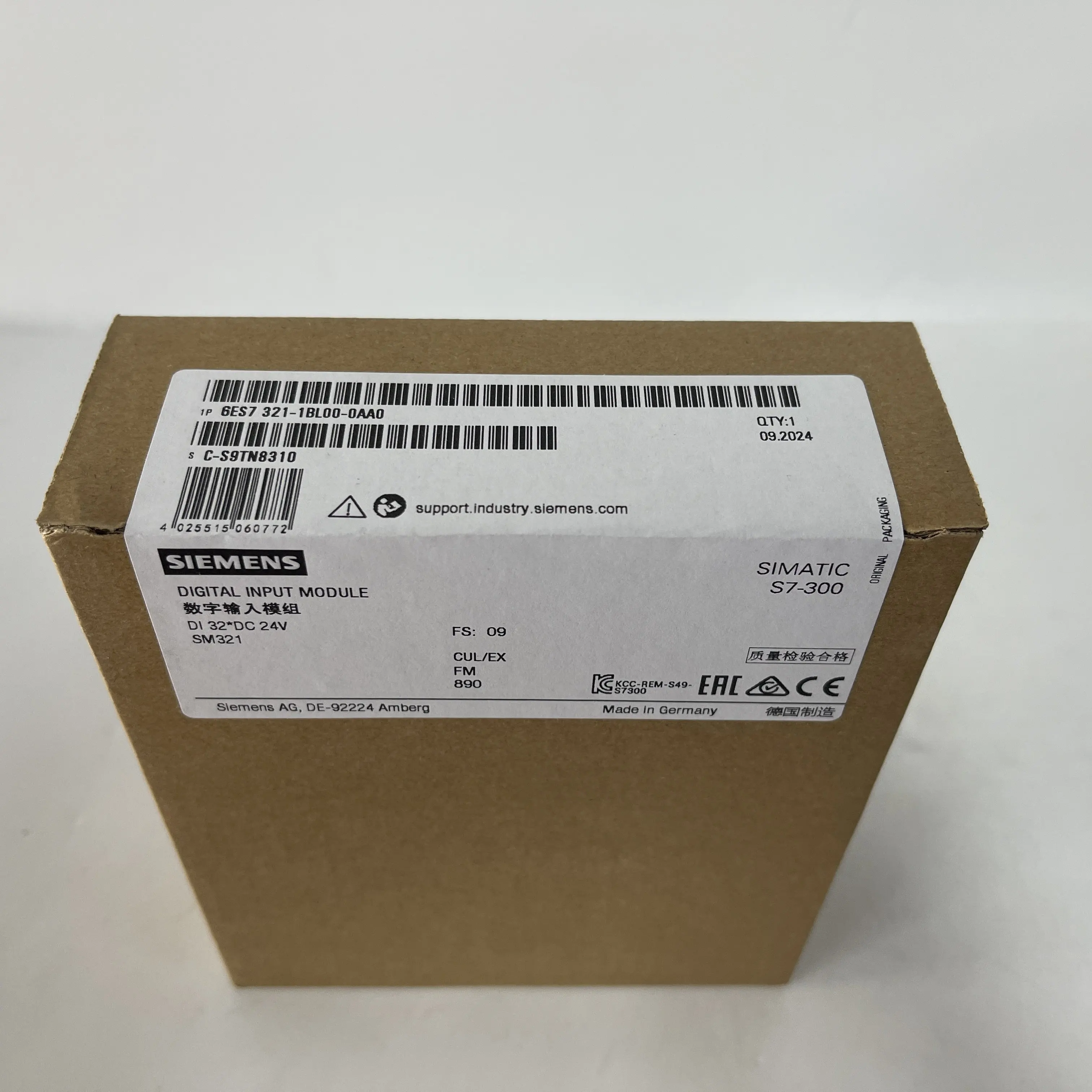 Siemens Digital Input Module (S7-300 SM321) 6ES7321-1BL00-0AA0 Siemens Digital Input Module (S7-300 SM321) 6ES7321-1BL00-0AA0