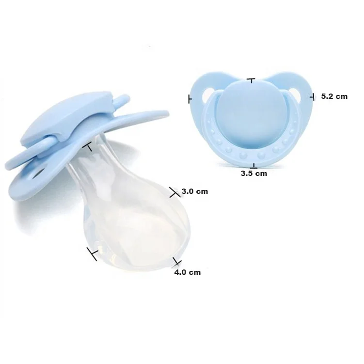 Free Sample Custom Luxury Bulk Decorated Latex Teething Adult Baby Nipple Pacifiers Bibs Wholesaler