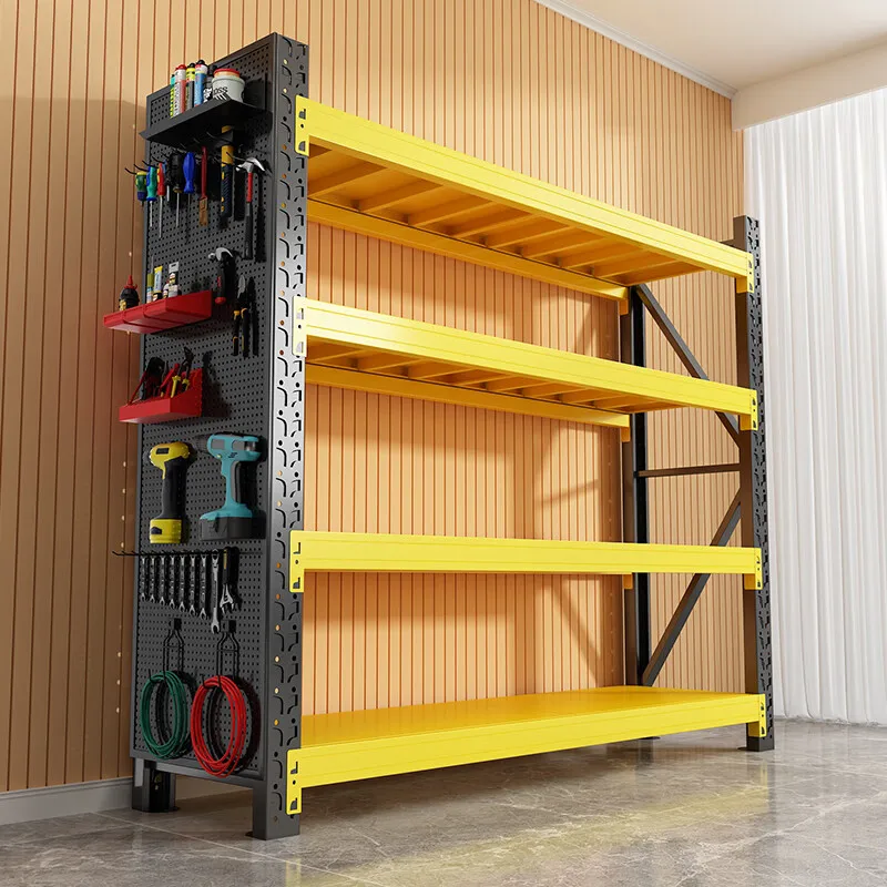 Medium Duty Adjustable Pallet Racks for Warehouse Shelving, Steel Stacking Shelves