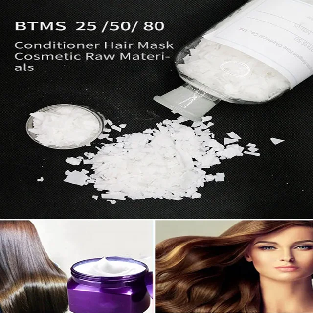 Hair Conditioner Raw Material Behentrimonium Methosulfate (and) Cetearyl  Alcohol Btms 25 50 80 Hair Care Raw Material Cas 81646- - Buy Shampoo  Material Btms 50 /btms 25 Behentrimonium Cas 81646-13-1,Cosmetic Grade Btms