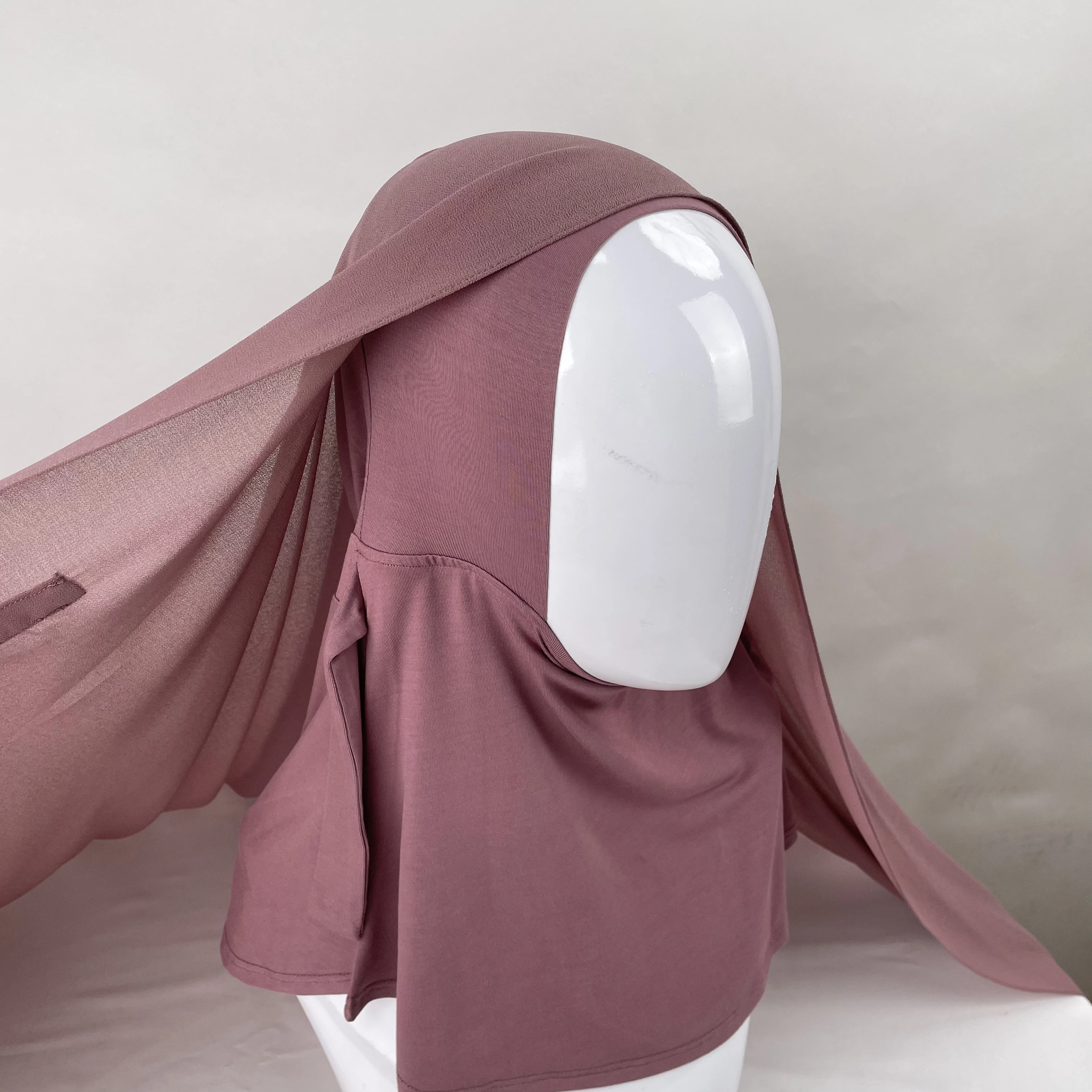 Últimas Coreano Seda Chiffon Hijab Atacado Personalizado