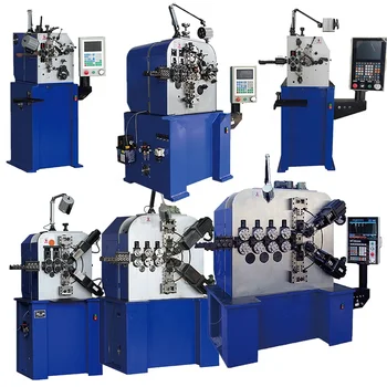 6 axces1.5-4.5mm hot coiling spring machines mechanical spring coiling machine,automatic spring coiling machine